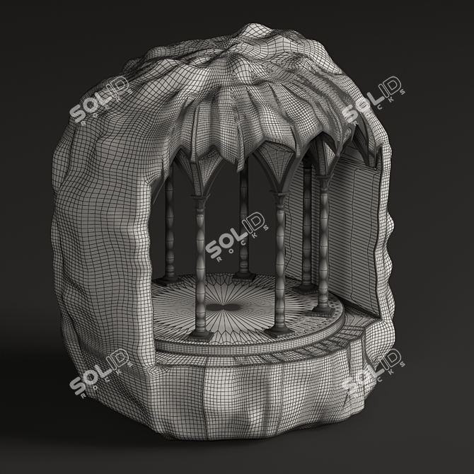 Sculpted Marble Masterpiece 3D model image 8