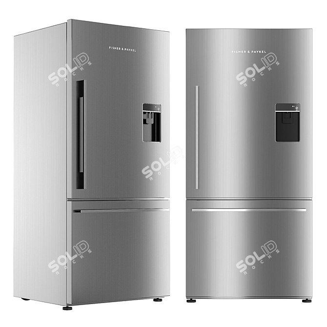 Fisher & Paykel RF170WDRUX5 N - Sleek Freestanding Refrigerator & Freezer combo (Translate)

Sle 3D model image 1