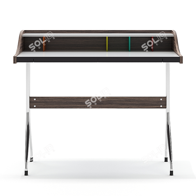  Modern Vitra Home Desk 3D model image 3