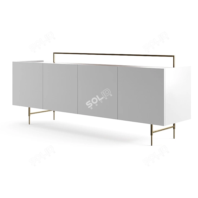 Elegant De La Espada Cabinet 3D model image 4