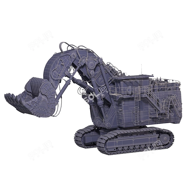 Cat 6090 FS Hydraulic Excavator 3D model image 5