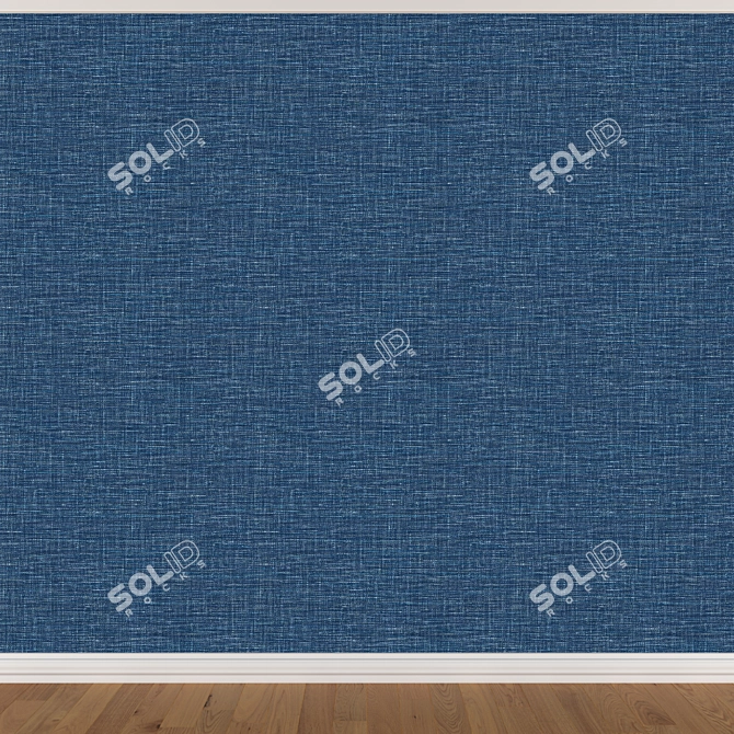 Seamless Wallpaper Set - 3 Colors 3D model image 2