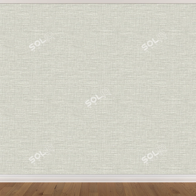 Seamless Wallpaper Set - 3 Colors 3D model image 3