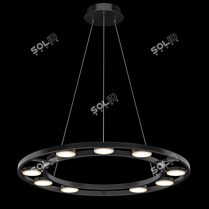 Elegant Fad Pendant Lamp 3D model image 2