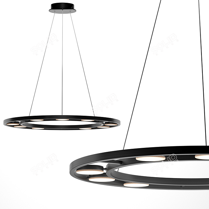 Elegant Fad Pendant Lamp 3D model image 3