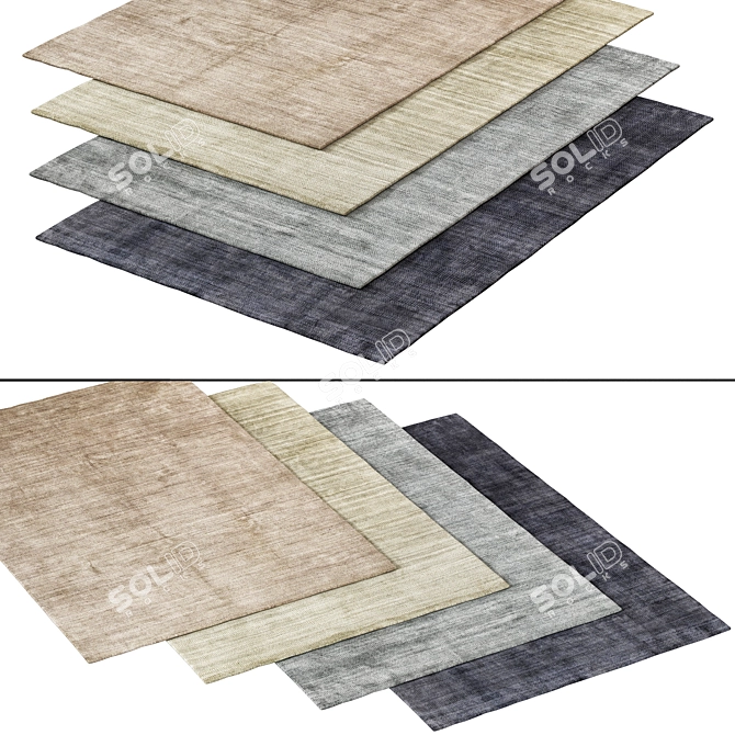 Luxury 118cm Seamless Carpet 3D model image 2