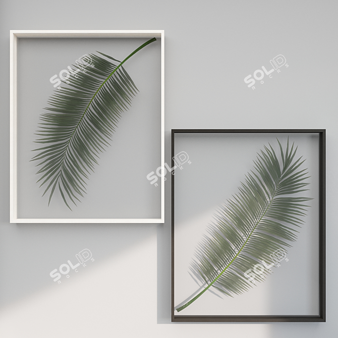 Botanica Frames: King Phoenix Collection 3D model image 1