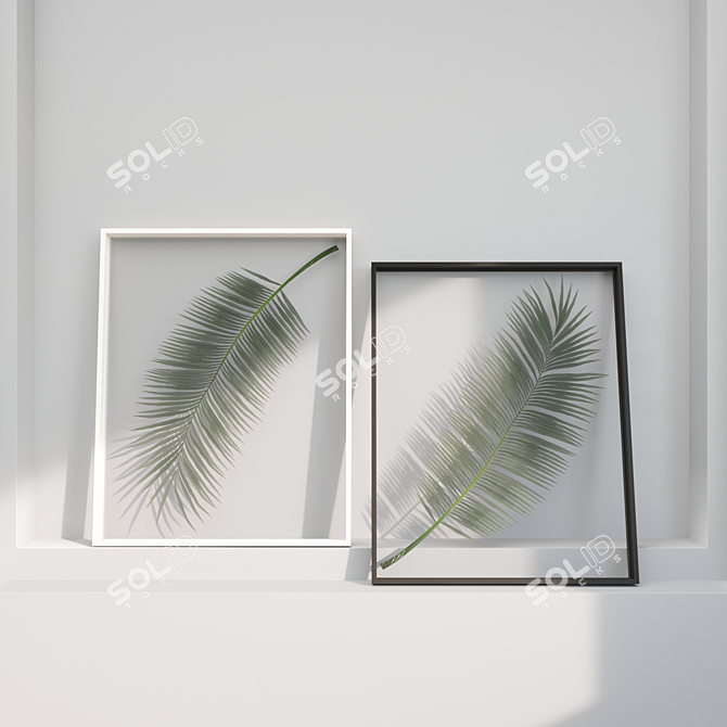 Botanica Frames: King Phoenix Collection 3D model image 2