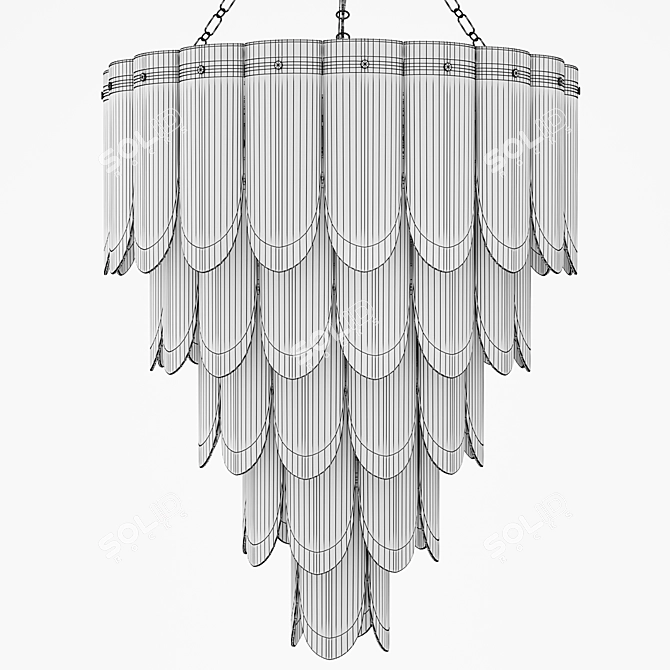 Elegant Eloise Chandelier by Arteriors Home 3D model image 2