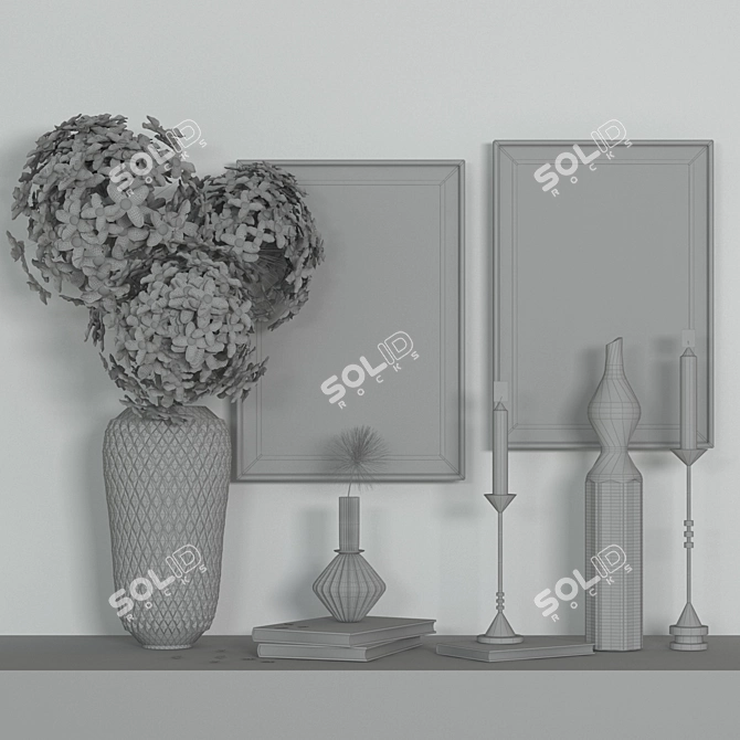 3D Decor Set: Max, FBX, Obj, Vray, Corona 3D model image 8