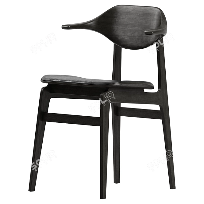 Norr11 Buffalo: Compact Stylish Chair 3D model image 1