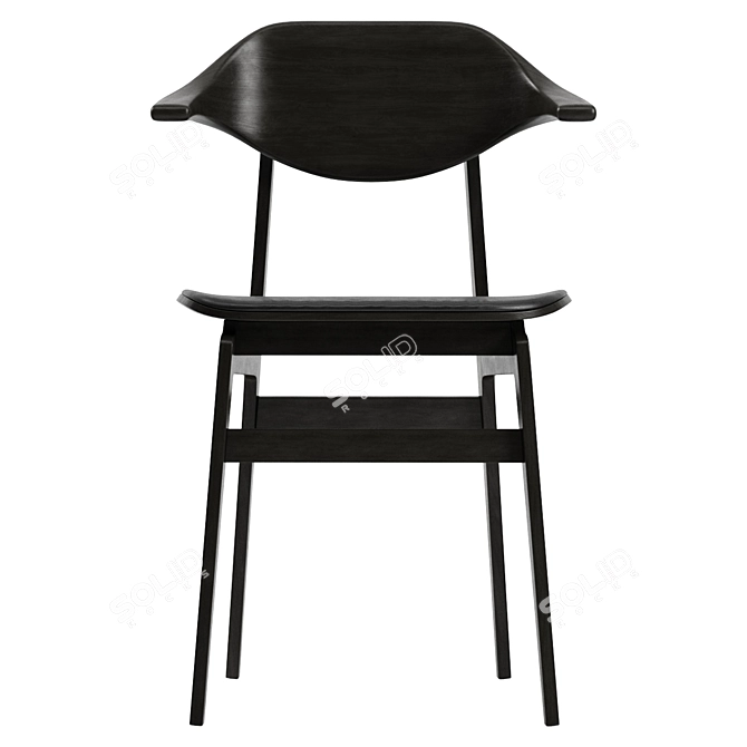 Norr11 Buffalo: Compact Stylish Chair 3D model image 2