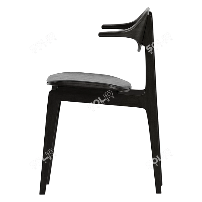 Norr11 Buffalo: Compact Stylish Chair 3D model image 3