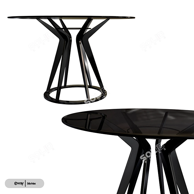 Elegant MITOS Table by Nube 3D model image 2