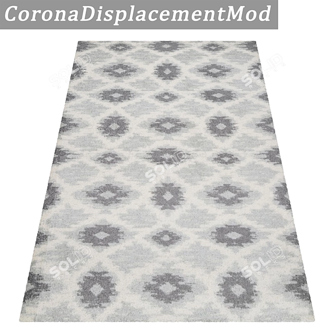 Luxury Carpet Set: High-Quality Textures - 3 Designs, Multiple Uses 3D model image 4