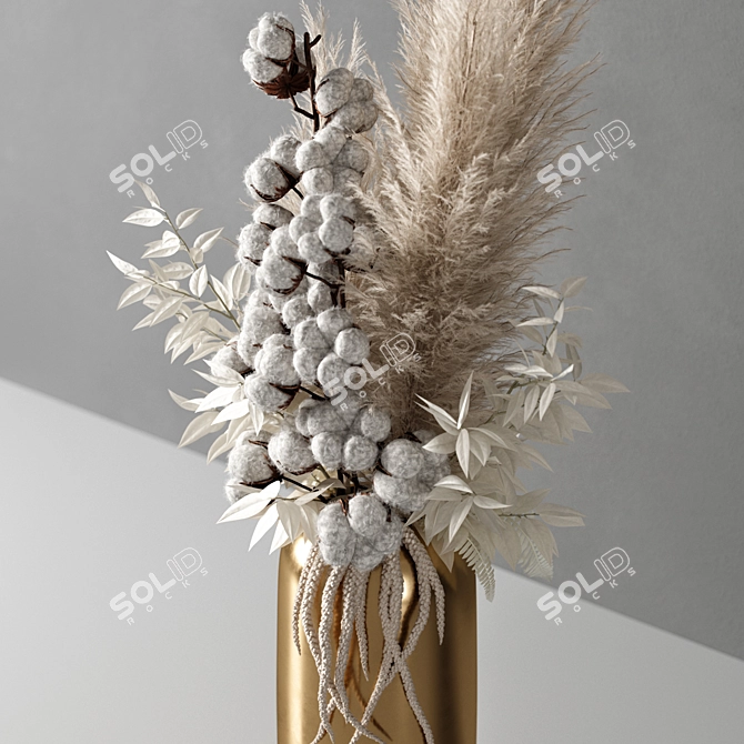 Elegant 10" Decorative Vase 3D model image 3