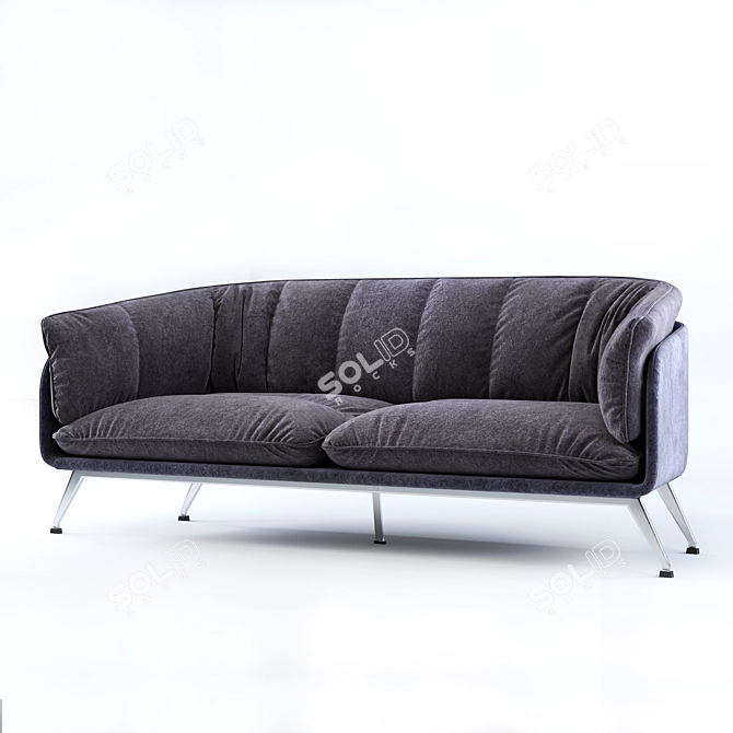 ComfortMax 3-Seater Sofa 3D model image 4