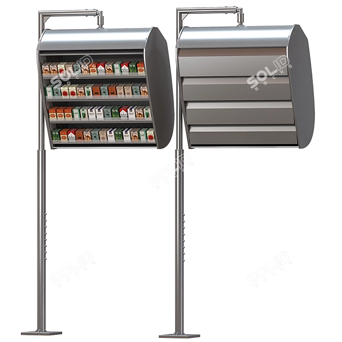 Convenient Cig Dispenser for Smokers 3D model image 4