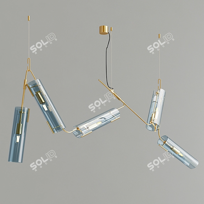 Modern Draft Design Lamp 3D model image 3