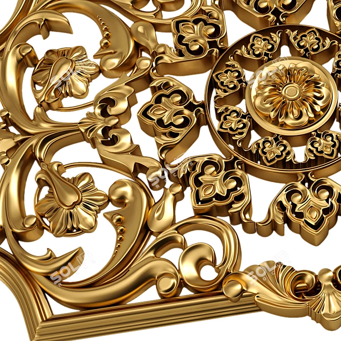  CNC Carving Decor 3D model image 3