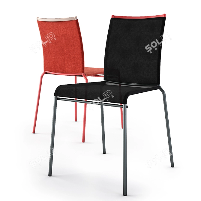 Modern Calligaris Web Chair in Multiple Colors 3D model image 1