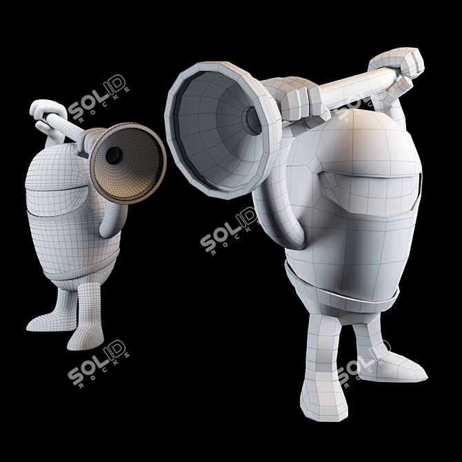 Funko Toilet Ninjas - Paka Paka 3D model image 4