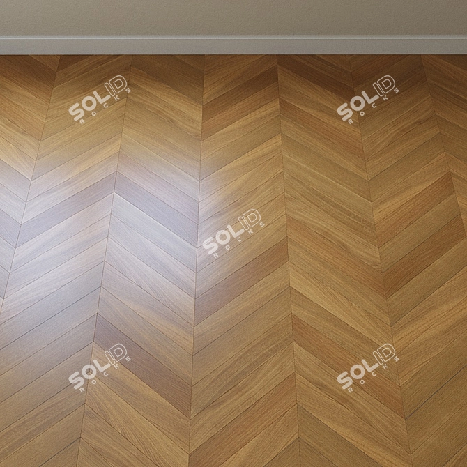 Upofloor Oak Parquet Board 3D model image 3