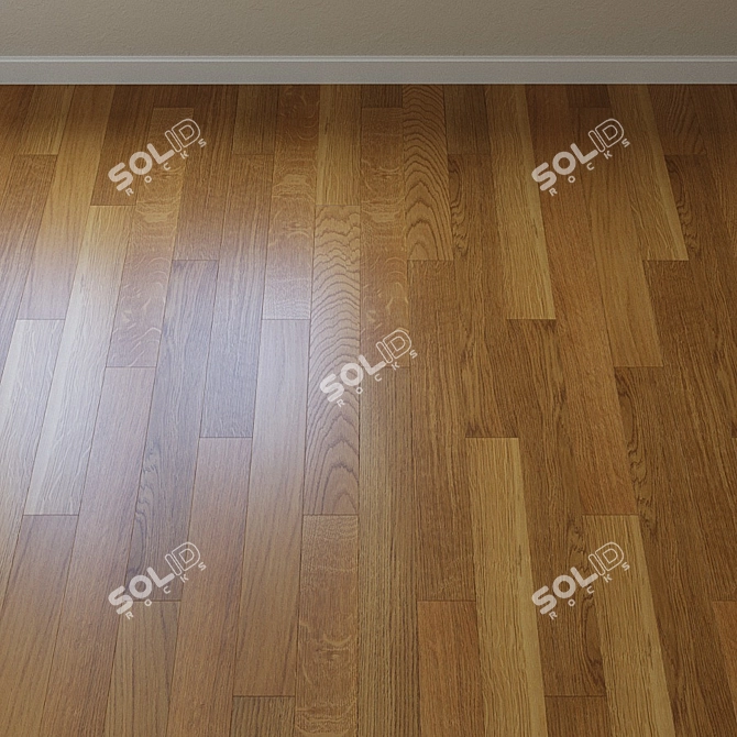 Upofloor Oak Parquet Board 3D model image 2