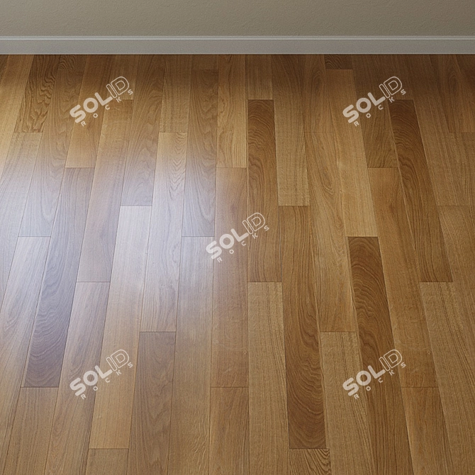 Upofloor Oak Parquet Board 3D model image 2