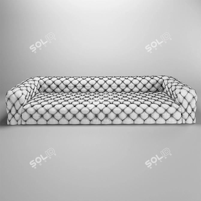 Luxury Chester Moon Sofa 3D model image 13