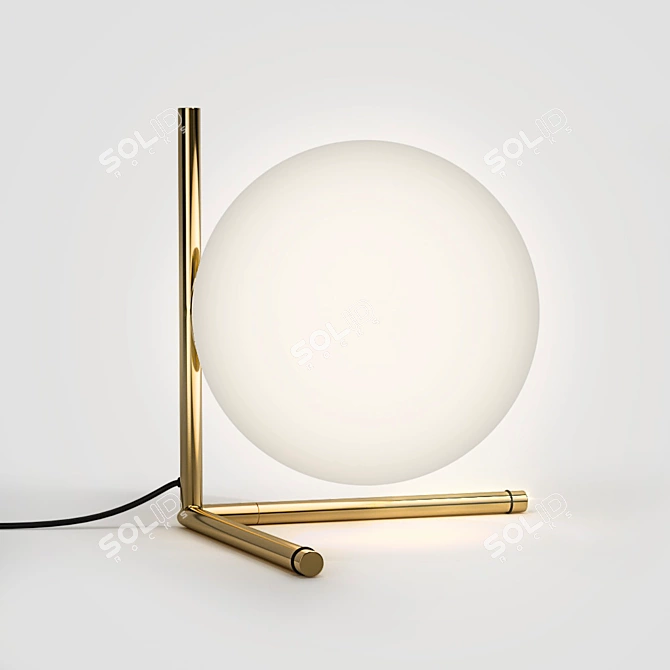 Stem Tab Designer Table Lamp 3D model image 2