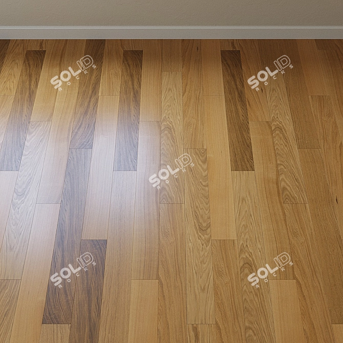 Upofloor Oak Parquet Board 3D model image 2