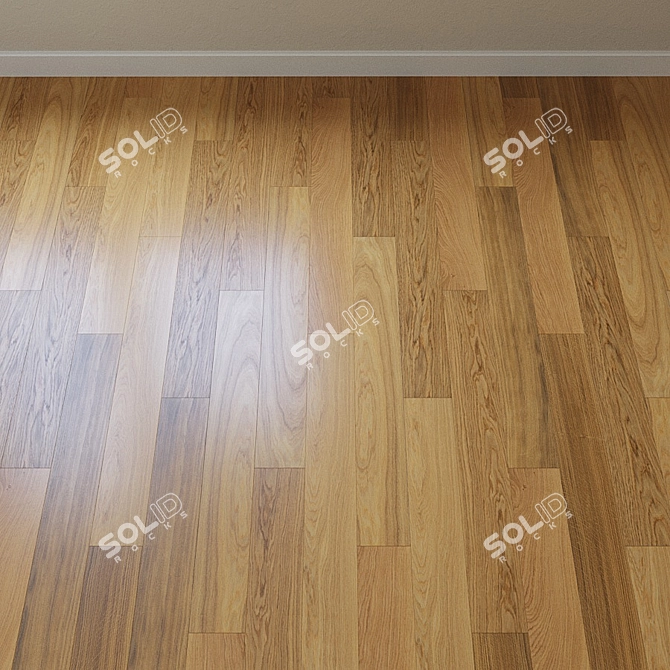 Upofloor Oak Parquet Board: Elegant and Timeless 3D model image 2