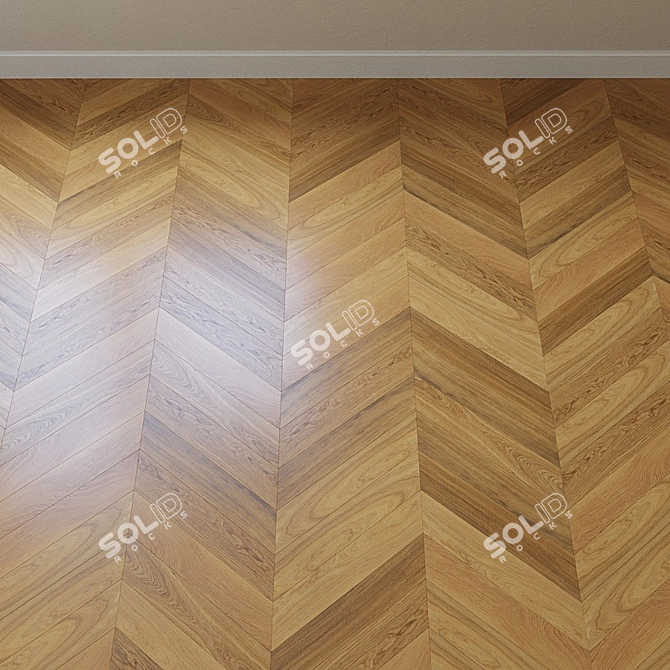 Upofloor Oak Parquet Board: Elegant and Timeless 3D model image 3