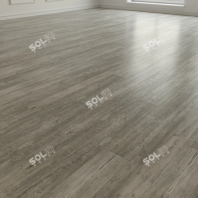 Patchwork Dark Grey Laminate 3D model image 2