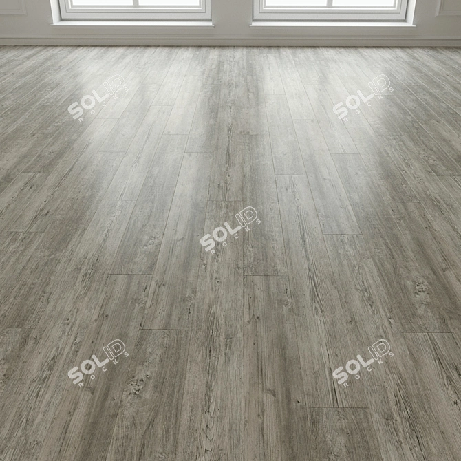 Patchwork Dark Grey Laminate 3D model image 3