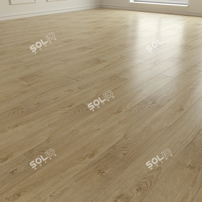 Oak Parquet Flooring 146: High Resolution Texture 3D model image 2
