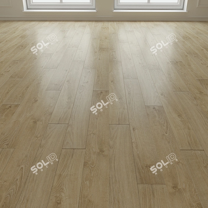 Oak Parquet Flooring 146: High Resolution Texture 3D model image 3