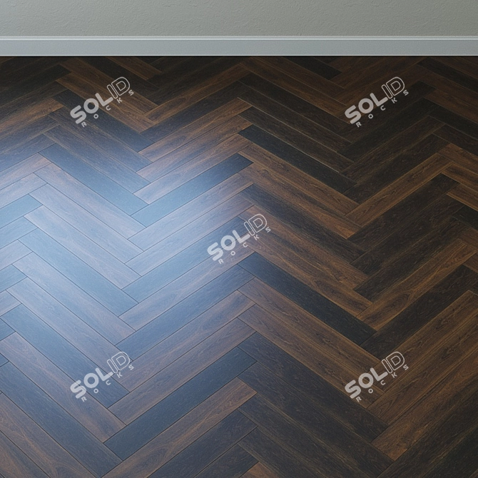 Upofloor Oak Parquet Board 3D model image 3