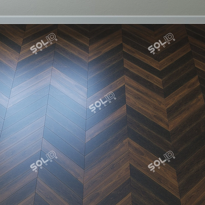 Upofloor Oak Parquet Board 3D model image 4