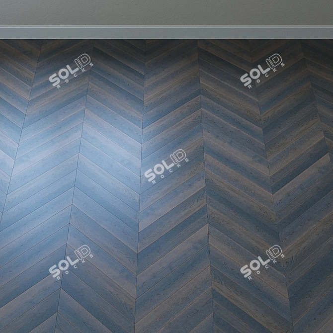 Title: Upofloor Oak Parquet Board - Superior Quality! 3D model image 4