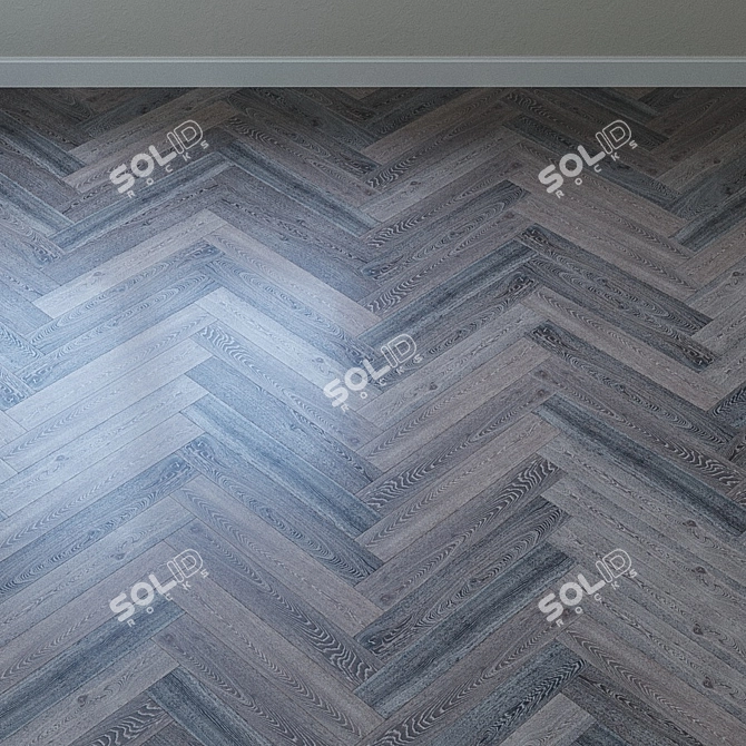 Upofloor Oak Parquet Board: French Elegance 3D model image 2