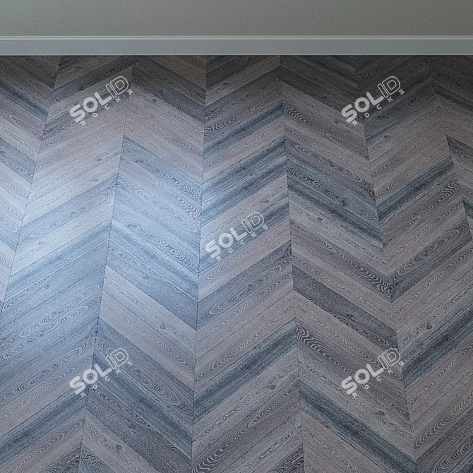 Upofloor Oak Parquet Board: French Elegance 3D model image 3