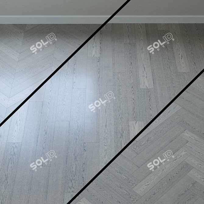 Upofloor Oak Parquet Board 3D model image 1