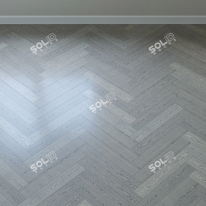 Upofloor Oak Parquet Board 3D model image 3