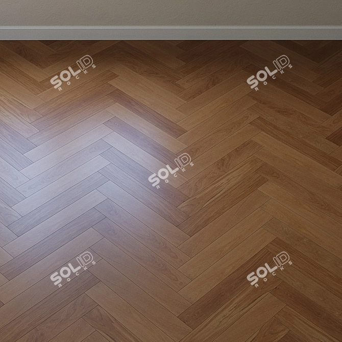 Upofloor Oak Parquet Board 3D model image 3