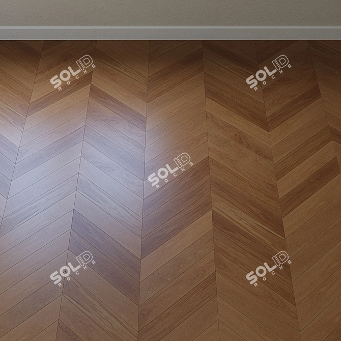 Upofloor Oak Parquet Board 3D model image 4