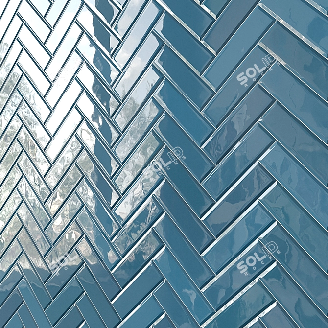 V&A Metro Gloss Wall Tiles 3D model image 3