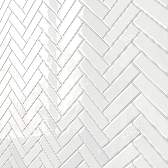 V&A Metro Gloss Wall Tiles 3D model image 4