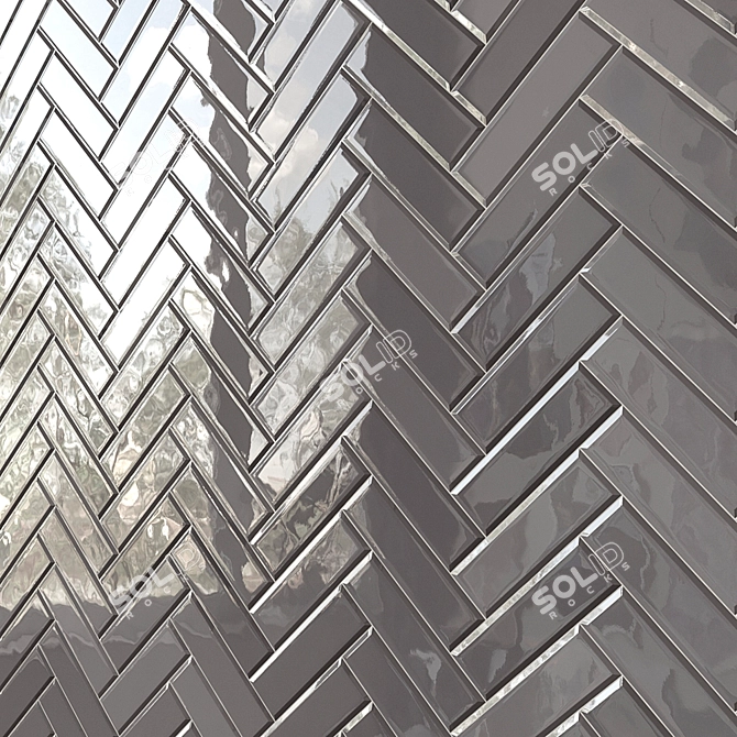 V&A Metro Gloss Wall Tiles 3D model image 5